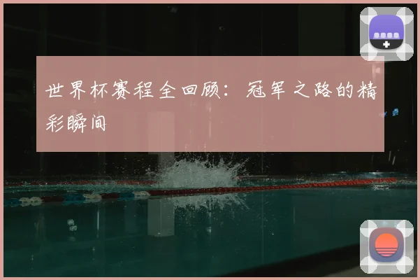 世界杯赛程全回顾：冠军之路的精彩瞬间